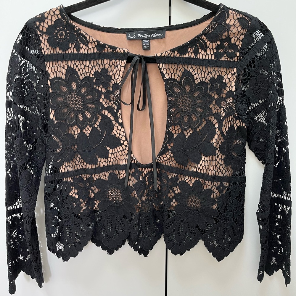 For Love & Lemons Lace Blouse